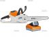 ���� �������������� Stihl MSA 200 C-B, 35 �� (1251-200-0142) � ���. � ��