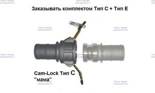 Cam-Lock ���������� "����", d=38mm(1.5�) (C-150)
