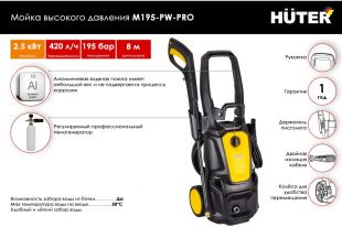 ����� �������� �������� Huter M195-PW-PRO (70/8/17)