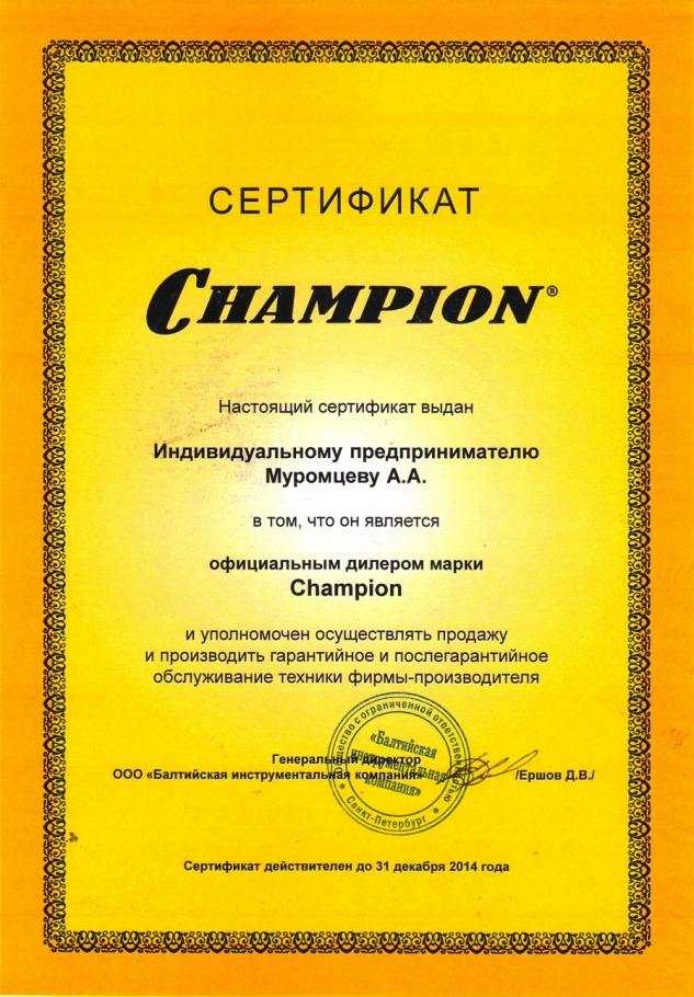 champion 2014